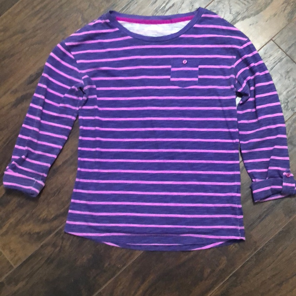 Bright purple Striped shirt
